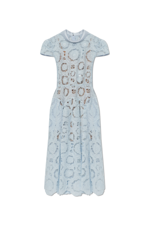 Spitzenkleid mit Gürtel