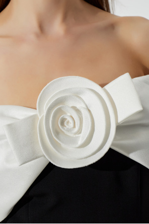 Self-Portrait Vestido largo con hombros descubiertos