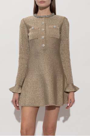 Self-Portrait Kleid mit Lurexfaden