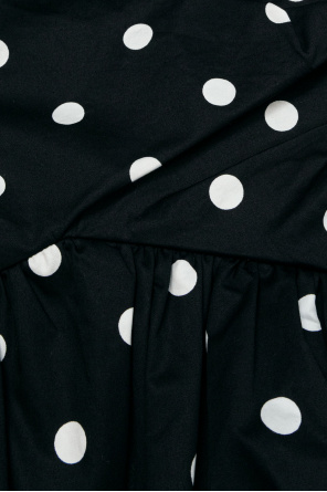 Self-Portrait Vestido corto con estampado de lunares