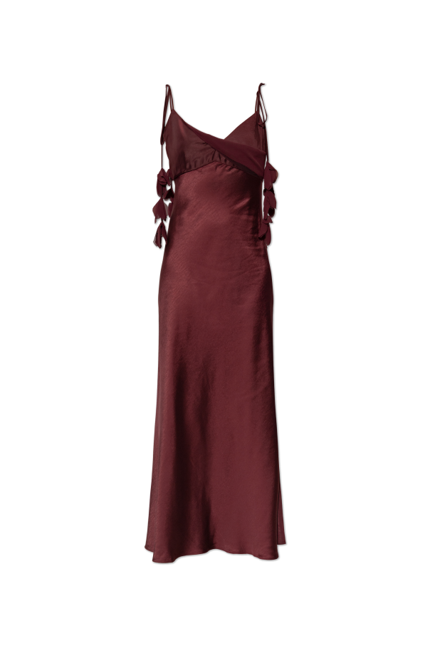 Self-Portrait Satinkleid mit Trägern