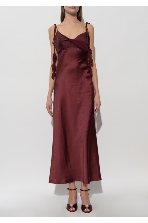 Self-Portrait Satinkleid mit Trägern