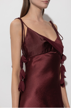 Self-Portrait Satinkleid mit Trägern