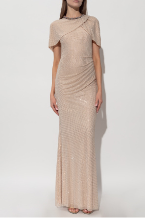 Self-Portrait Long sequin dress