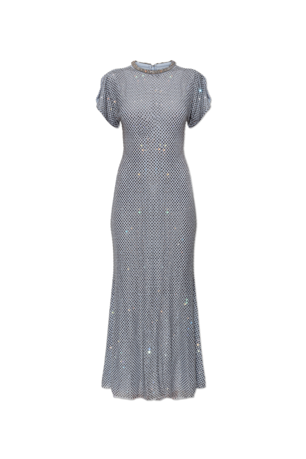 Dress with shimmering crystals od Self-Portrait