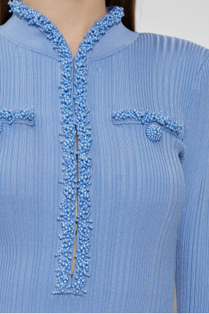 Self-Portrait Dress with shimmering beads