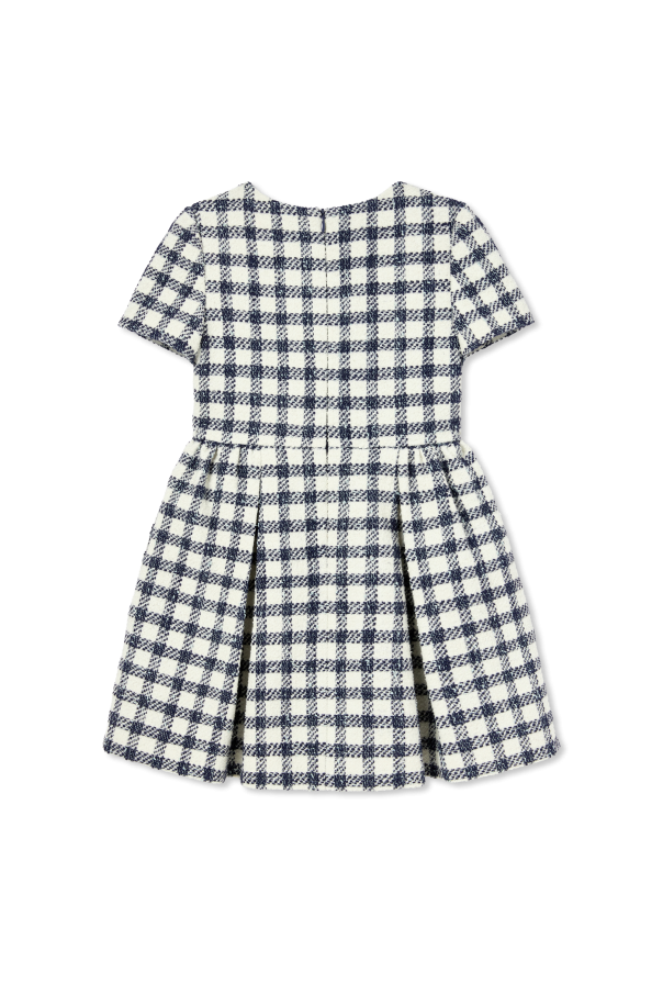 Self-Portrait Kids Tweed dress