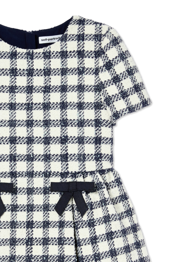 Self-Portrait Kids Tweed dress