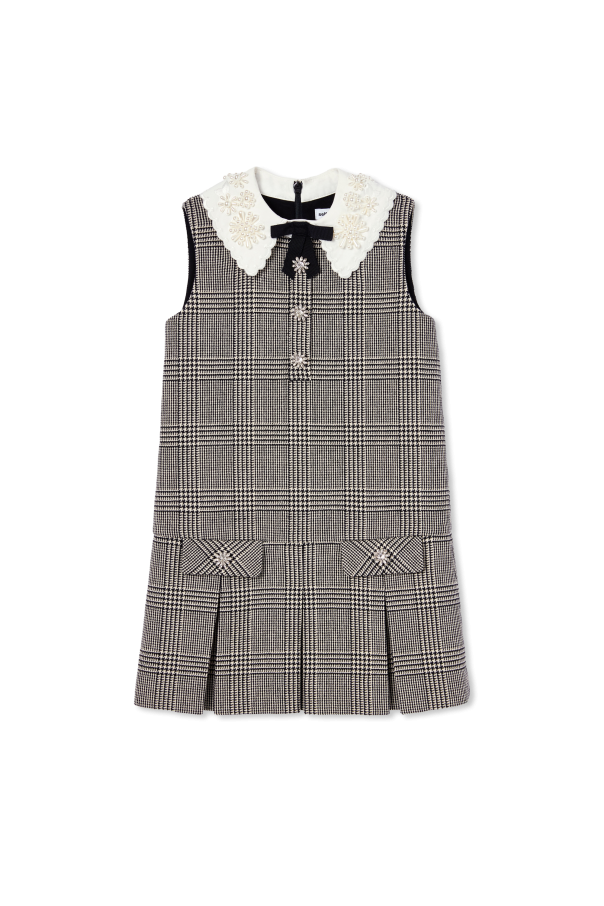 Houndstooth dress od Self-Portrait Kids