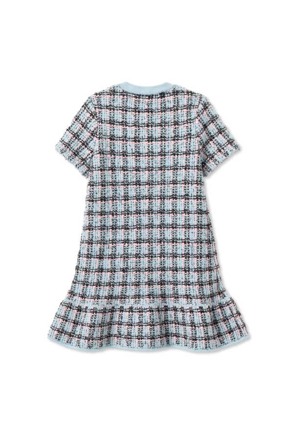 Self-Portrait Kids Vestido de tweed