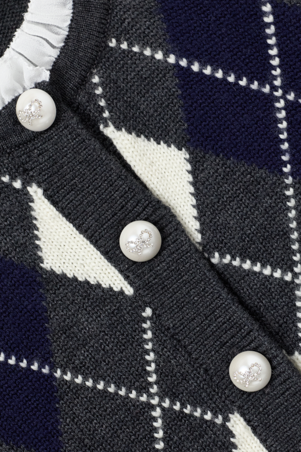 Self-Portrait Kids Wollkleid