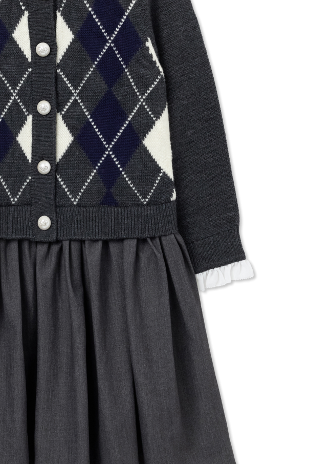 Self-Portrait Kids Wollkleid