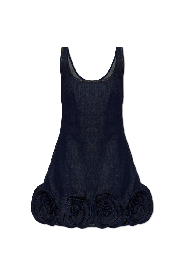 Denim dress with straps od Self-Portrait