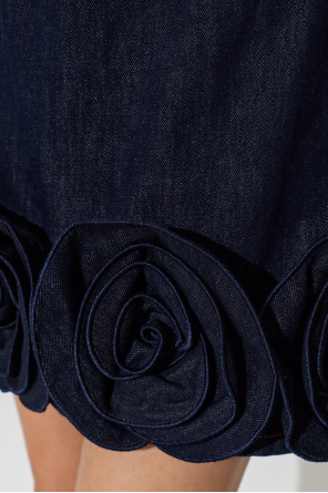 Self-Portrait Vestido vaquero de tirantes