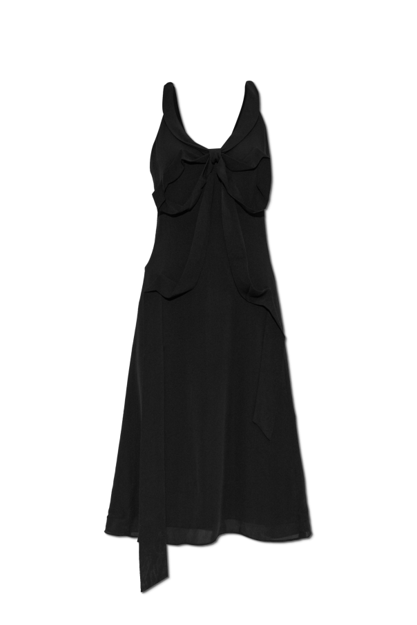 Silk dress with a bow od Acne Studios