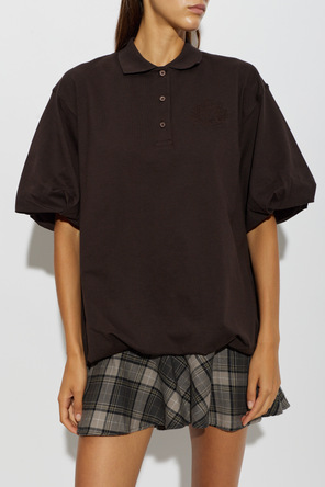 Acne Studios Bavlnené polo v strihu šiat