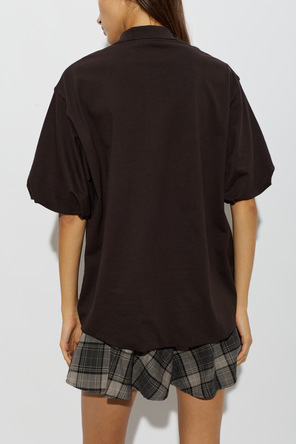 Acne Studios Bavlnené polo v strihu šiat