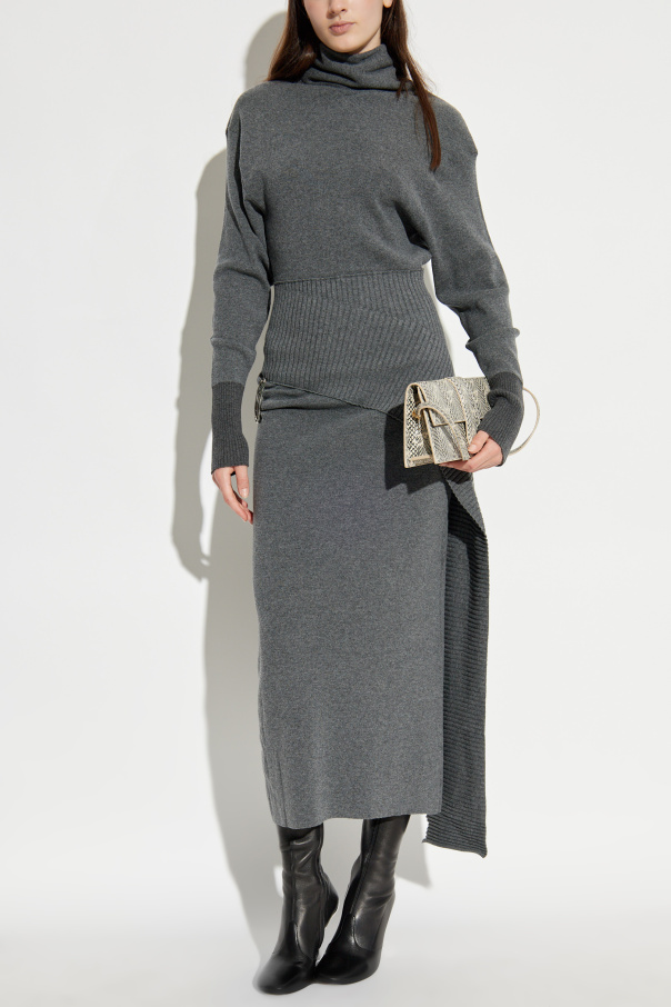 Lanvin Vestido con aplicación en la cintura