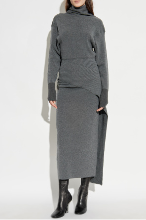 Lanvin Vestido con aplicación en la cintura