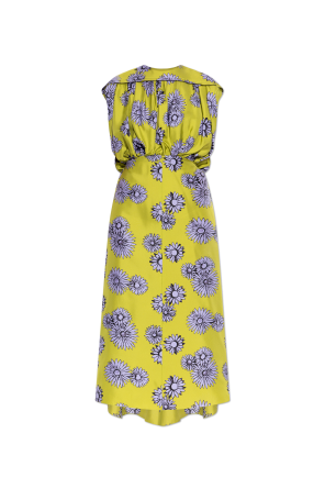 Silk dress with floral motif od Lanvin