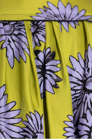 Lanvin Jedwabna sukienka z motywem kwiatowym