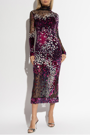 Lanvin Transparent patterned dress