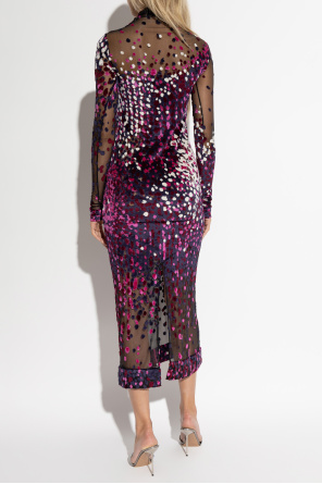 Lanvin Transparent patterned dress