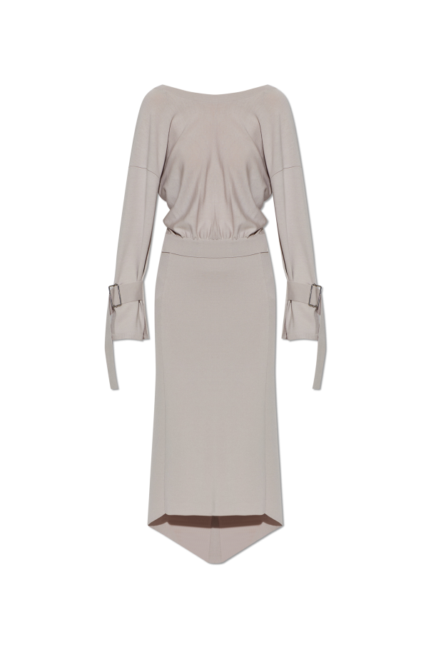 Dress with decorative tie od Lanvin
