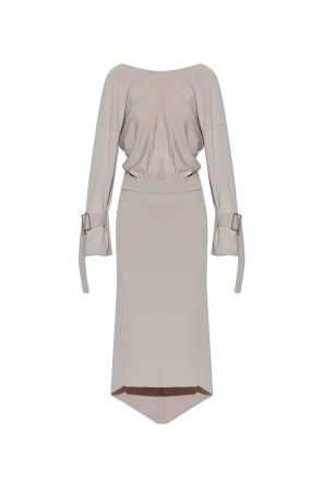 Dress with decorative tie od Lanvin