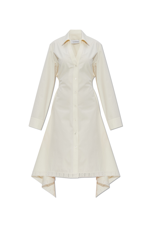 Lanvin Vestido con cintura ajustable con cordón