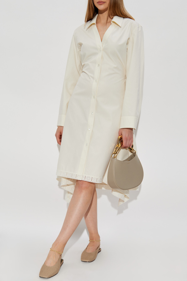 Lanvin Vestido con cintura ajustable con cordón