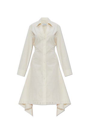 Vestido con cintura ajustable con cordón od Lanvin
