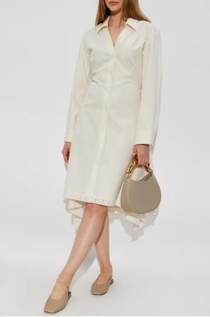 Vestido con cintura ajustable con cordón od Lanvin