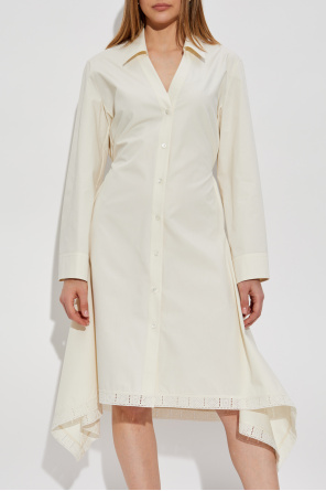 Lanvin Vestido con cintura ajustable con cordón