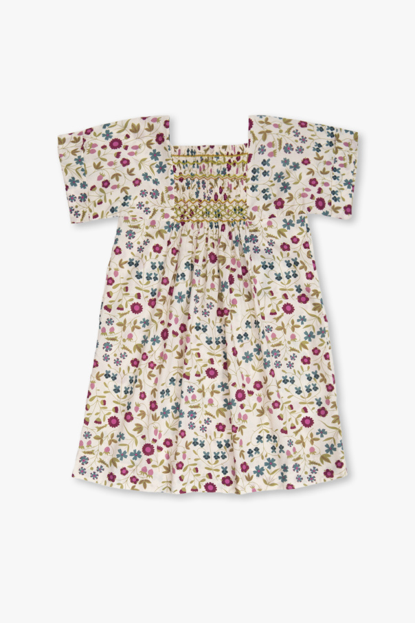 Bonpoint  ‘Paybanne’ sur dress with floral pattern