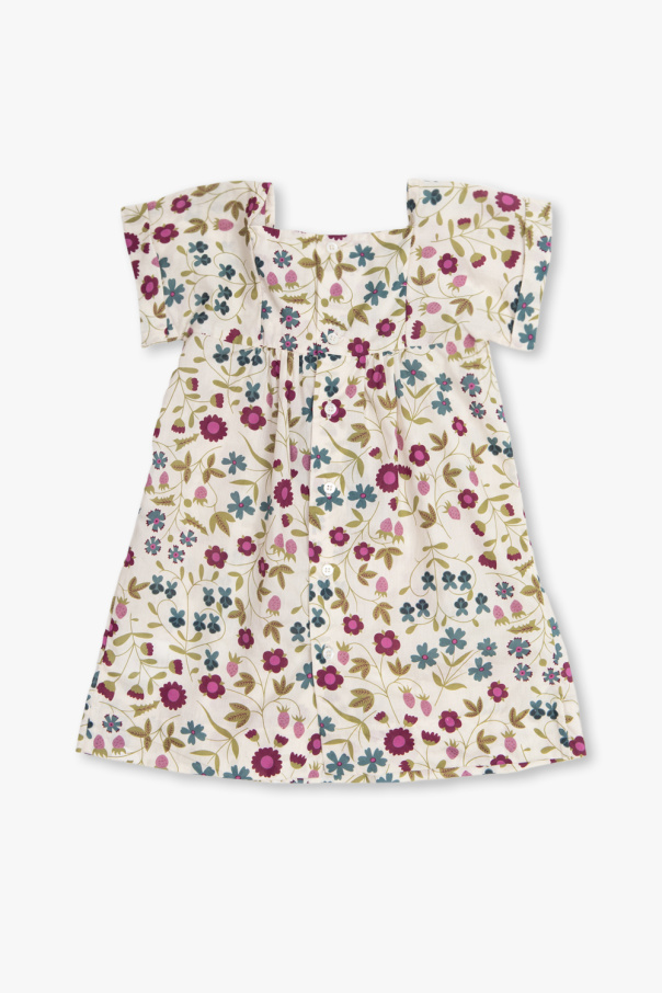 Bonpoint  ‘Pais’ cotton-blend dress with floral pattern