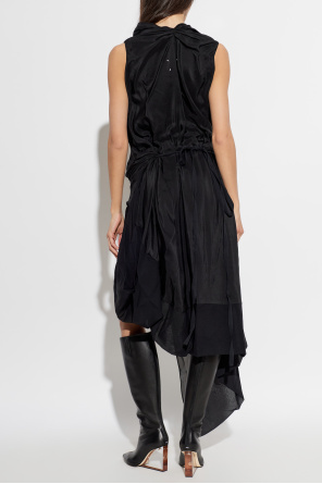 Maison Margiela Asymmetric dress with draping