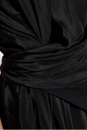 Maison Margiela Asymmetric dress with draping