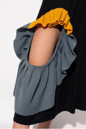 loewe knot-detail Asymmetrical dress