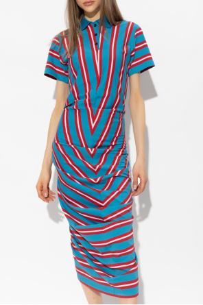 loewe multicolor Asymmetrical dress