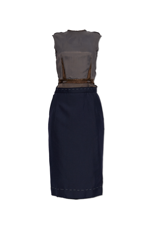 Dress with woolen trim od Maison Margiela