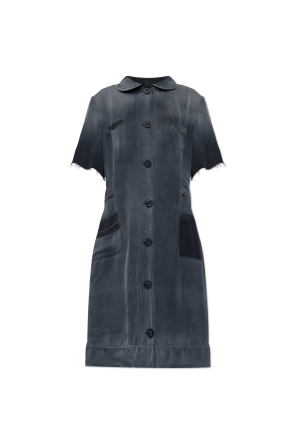 Dress with vintage effect