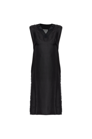 Sleeveless silk dress