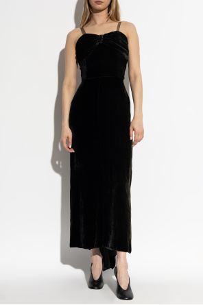 Maison Margiela Welurowa sukienka
