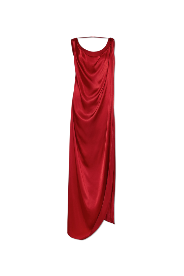 Satin dress with a slit od Maison Margiela