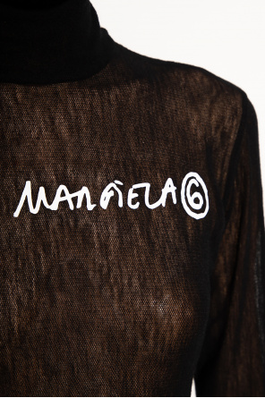 MM6 Maison Margiela Sheer dress with logo