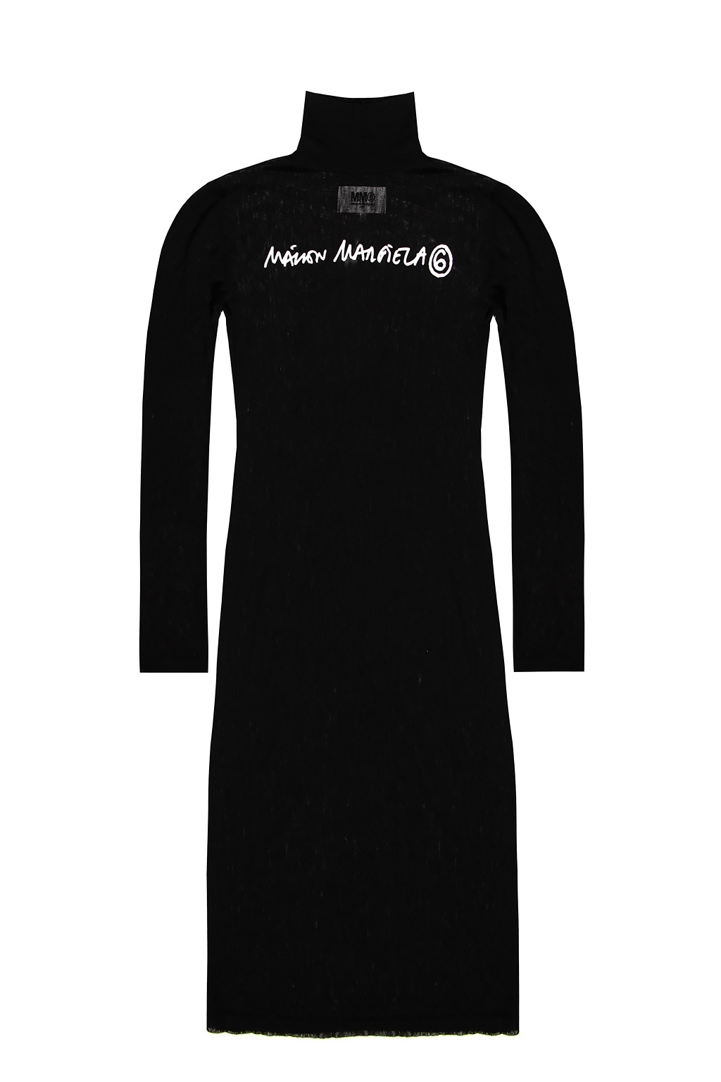 MM6 Maison Margiela Sheer dress with logo