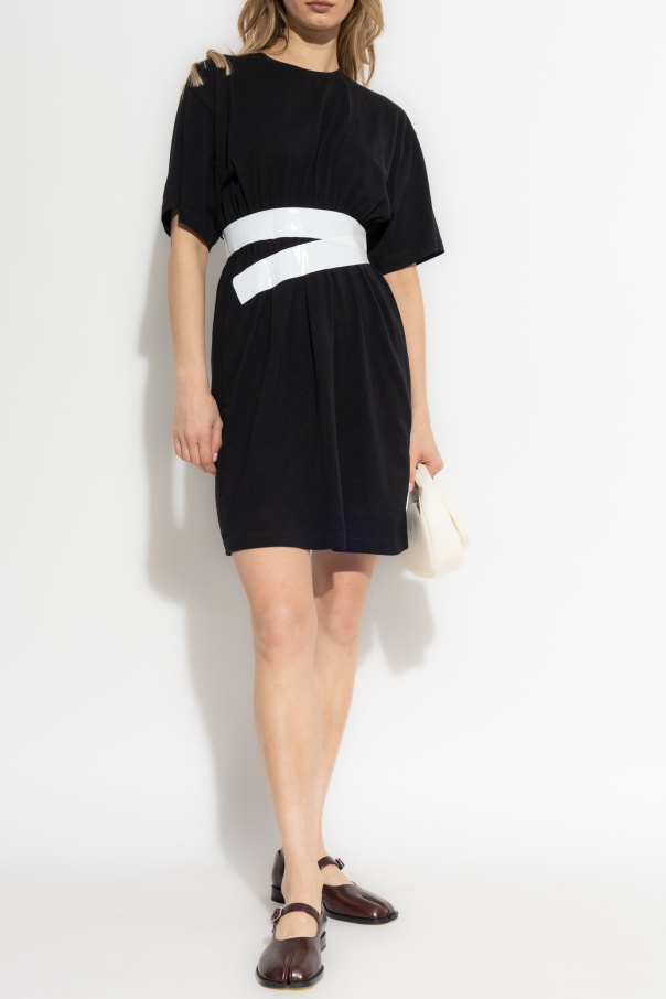 MM6 Maison Margiela Vestido con aplicación