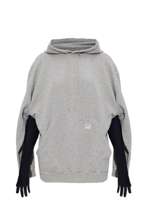 Blouse with decorative waist tie