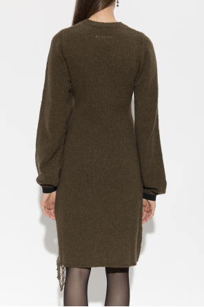MM6 Maison Margiela Sukienka z efektem `vintage`